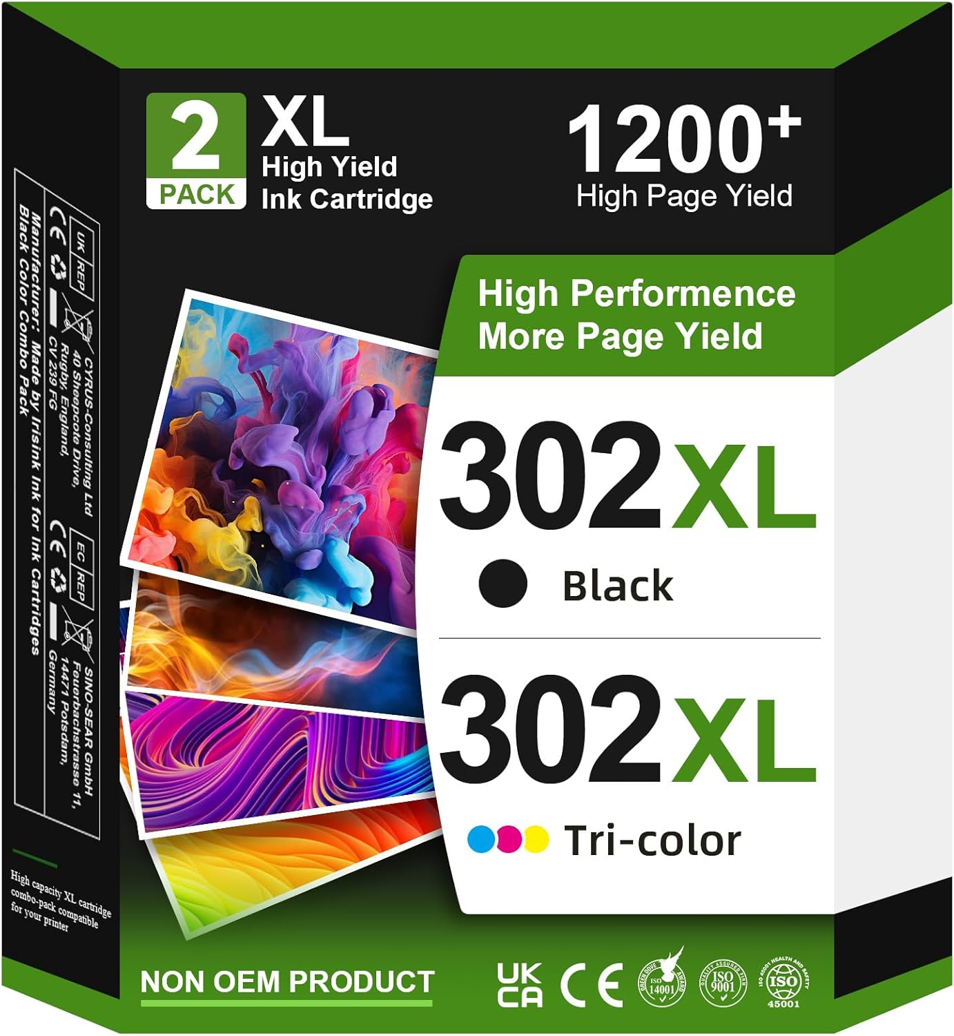 Detalle de HP 302 XL Druckerpatronen Multipack (Schwarz, Farbe) đš