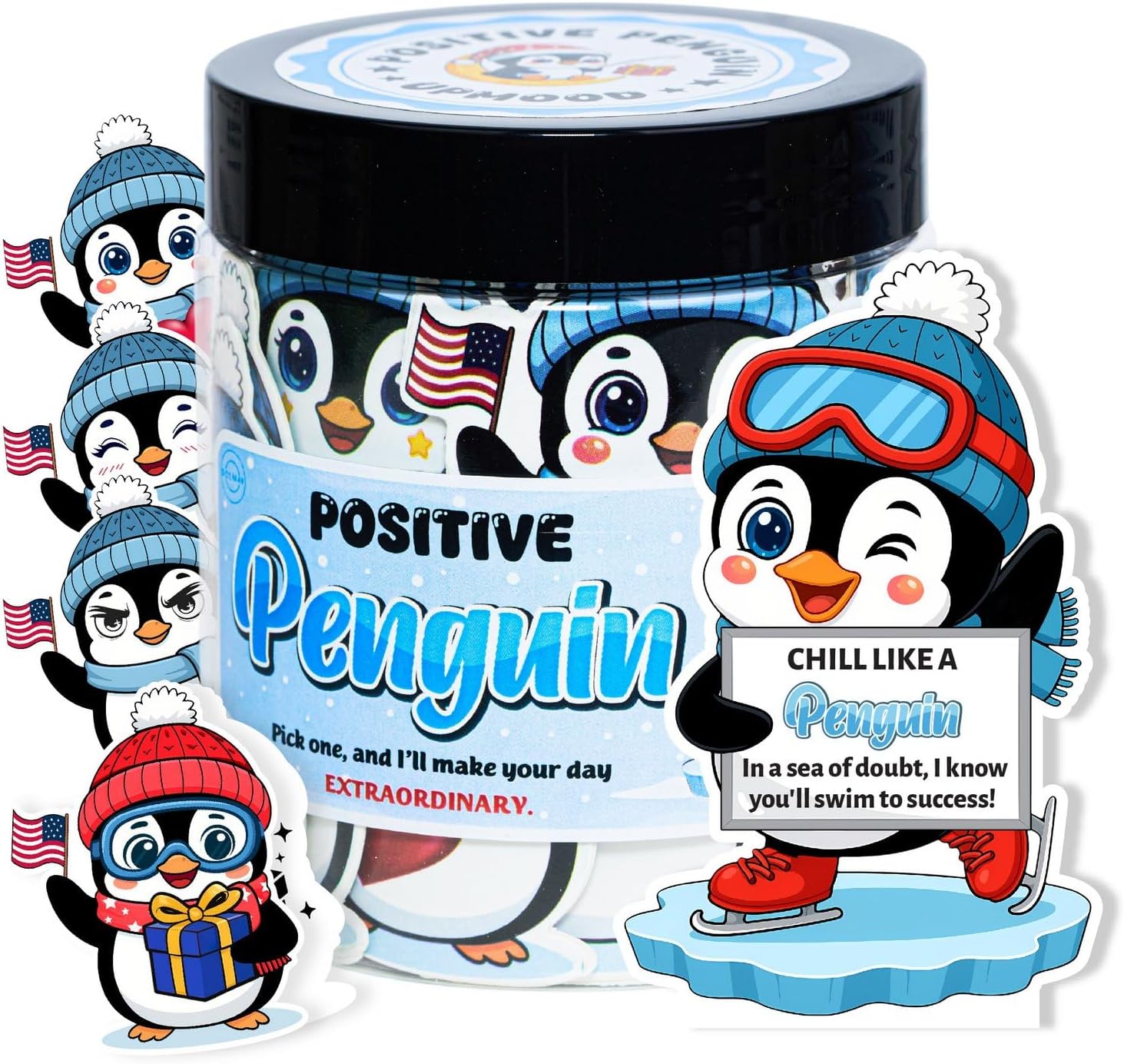 Thumbnail 6 de SOLMAY Pickle Positive 60 Affirmation Cards Jar 🧃