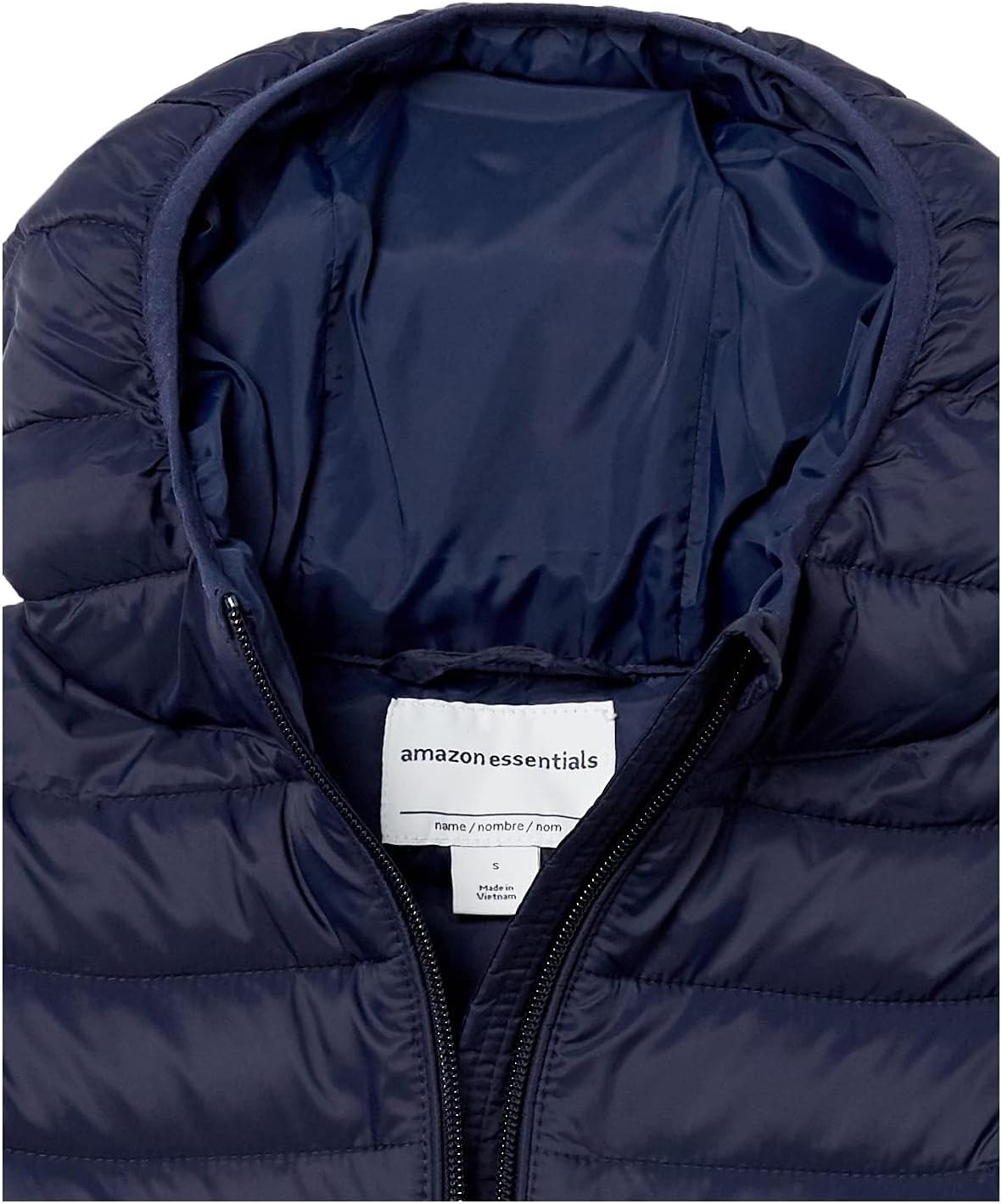 Detalle 2 de Amazon Essentials Mädchen Leichte Wasserabweisende verstaubare Winterjacke mit Kapuze