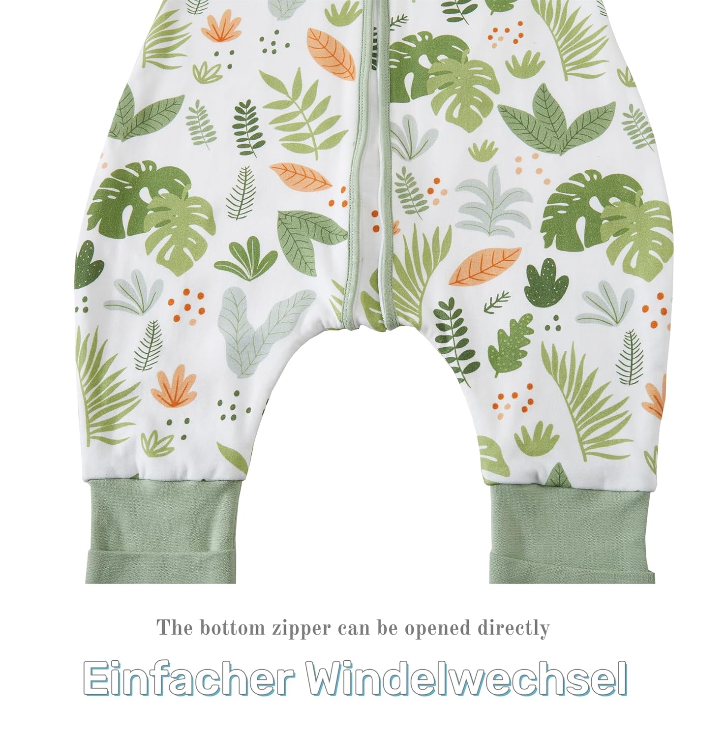 Thumbnail 6 de Chilsuessy Baby Schlafsack Sommer mit Füßen, 1 Tog, 100% Baumwolle – 110–120 cm