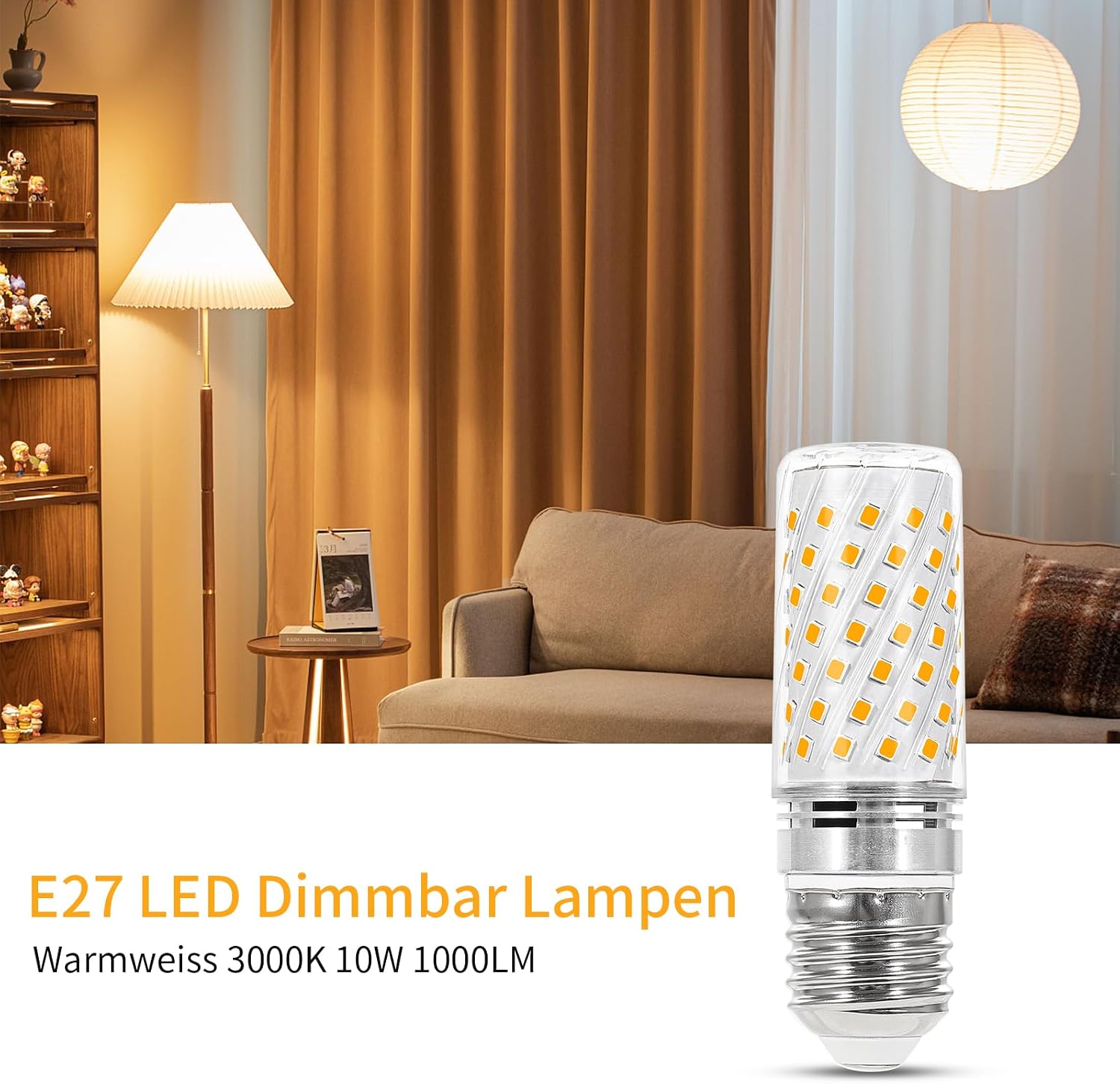 Thumbnail 6 de I-SHUNFA E27-94LED dimbare maïslamp 10 W, 3000 K, 1000 lm