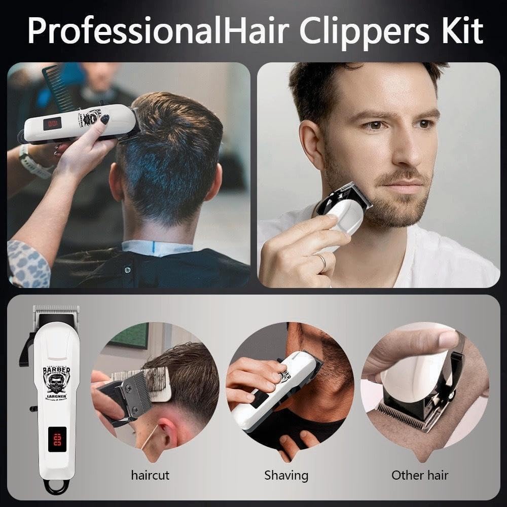 Detalle de Hair clippers beard trimmer kit with USB