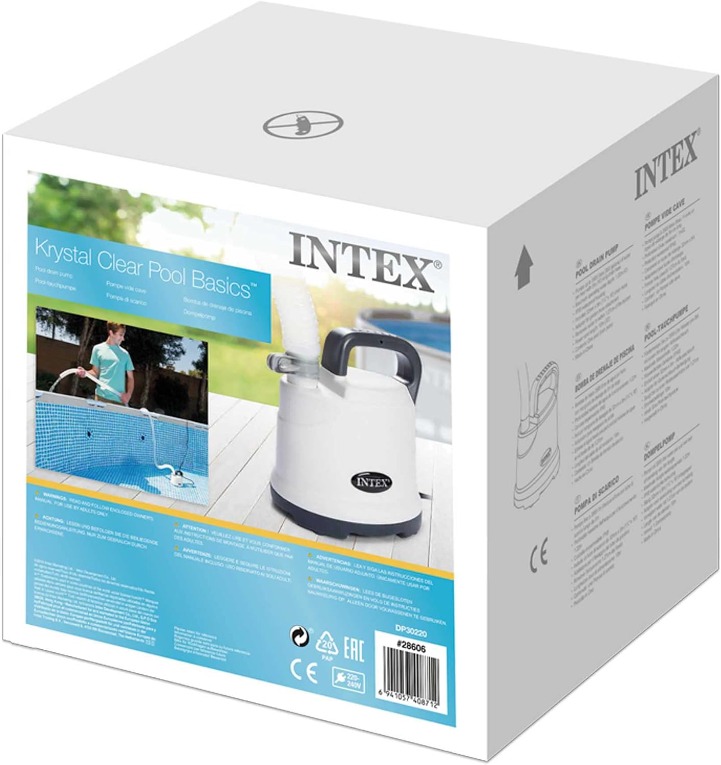 Detalle 2 de Intex 28606 Pompa di Svuotamento per Piscine – Svuotamento rapido e sicuro