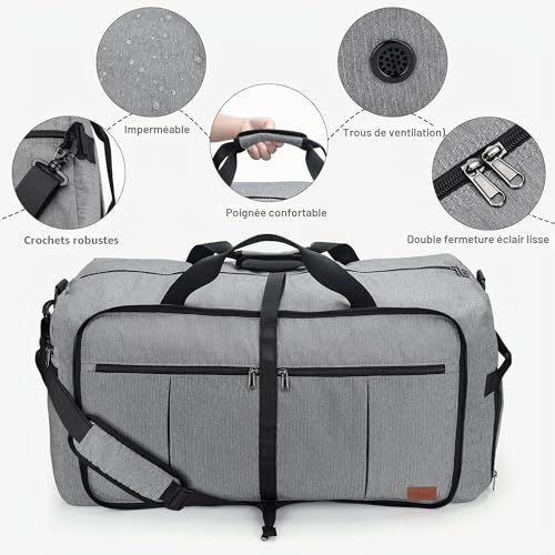 Thumbnail 2 de Urtala Sac de Voyage Pliable 120L – Grand sac de randonnée et voyage, léger et pratique