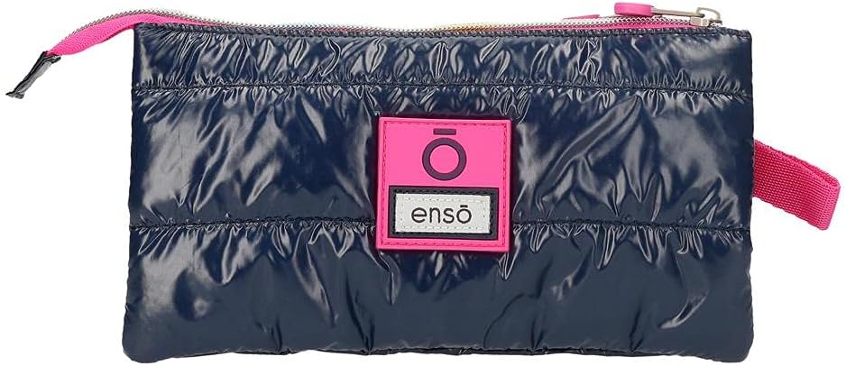 Detalle de Enso Make Wish: Custodia da viaggio per trucchi Blu, 22 x 12,5 cm