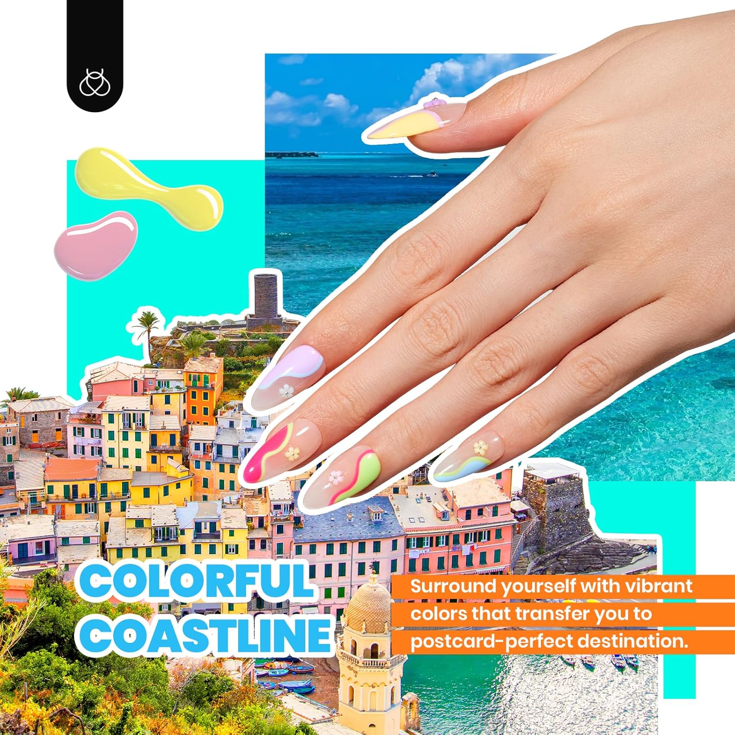 Thumbnail 6 de Beetles 36-Color Gel Nail Polish Kit (Summer Pastel) with Base + Glossy & Matte Top Coats