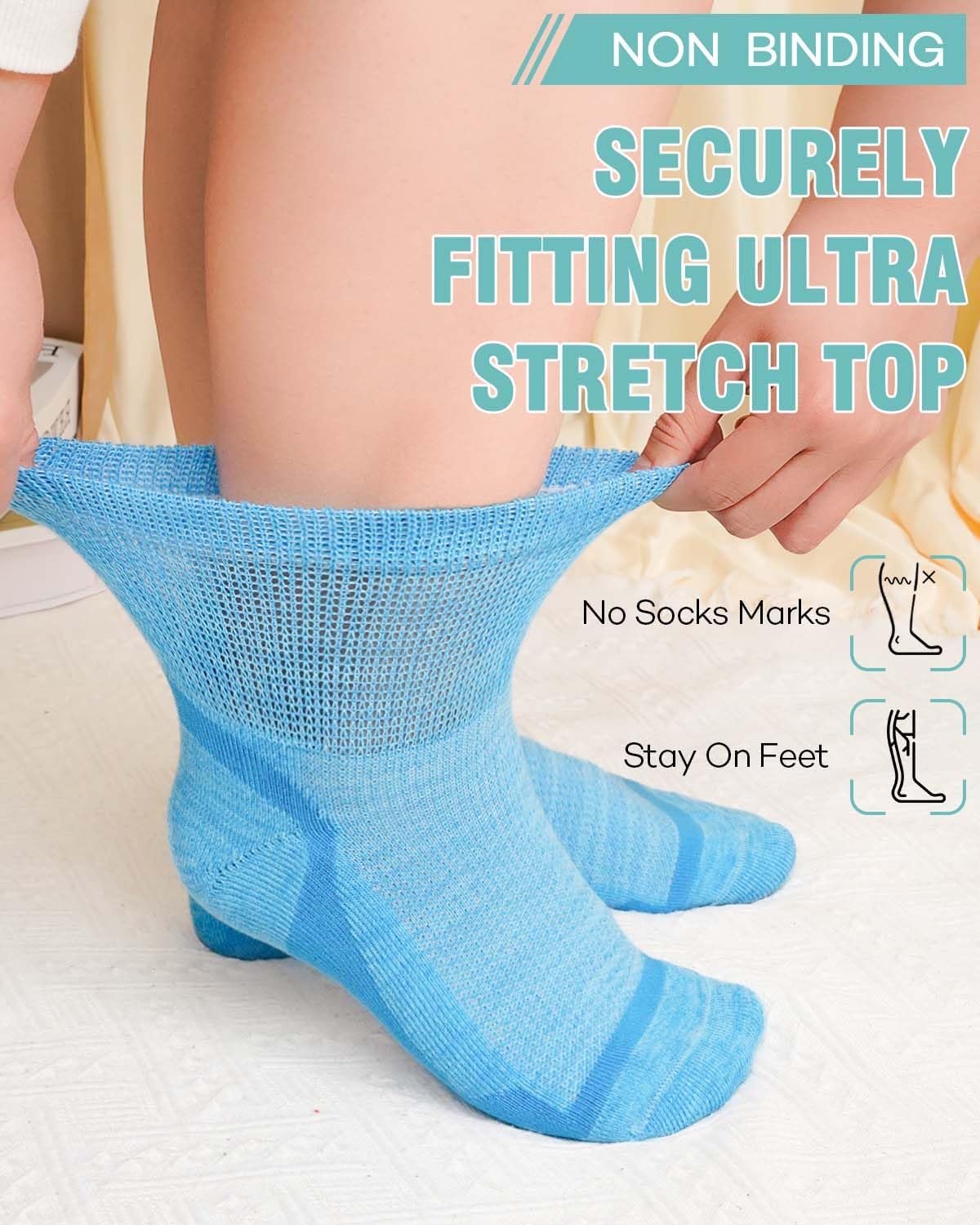 Detalle 2 de ZFSOCK Diabetic socks with 11.5 inch top