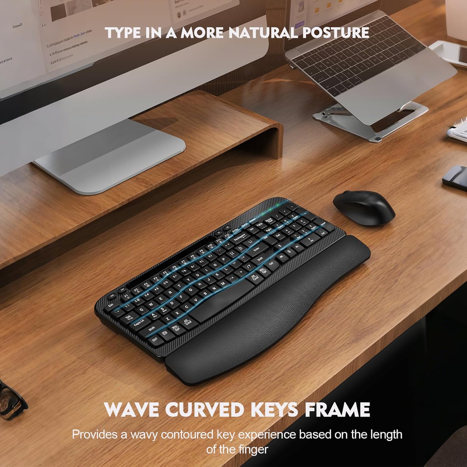 Thumbnail 5 de Wave Keys Wireless Keyboard Mouse Combo