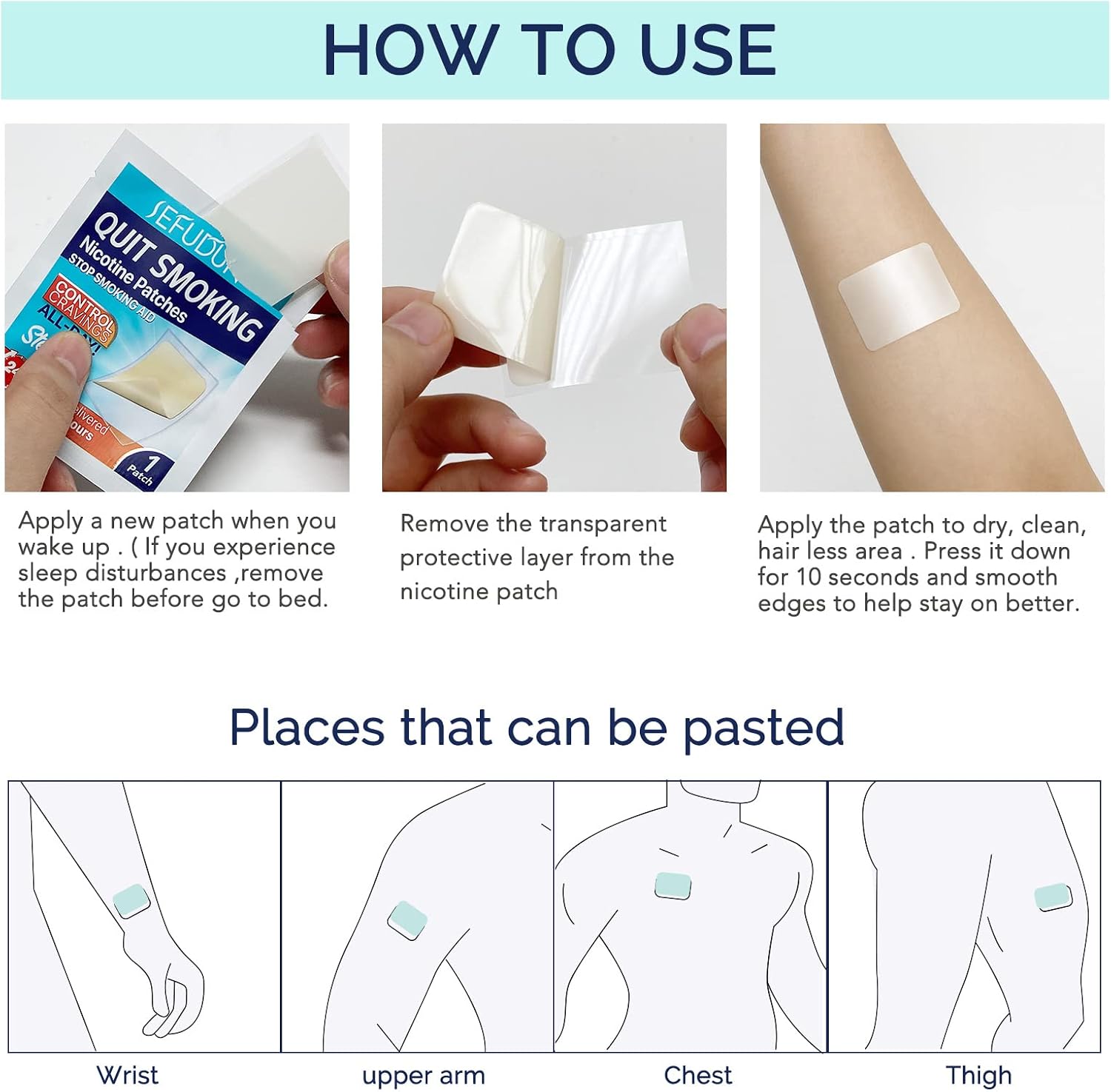 Thumbnail 6 de 21mg Quit Smoking Patches, Step 1 Stop Smoking Aids Patches