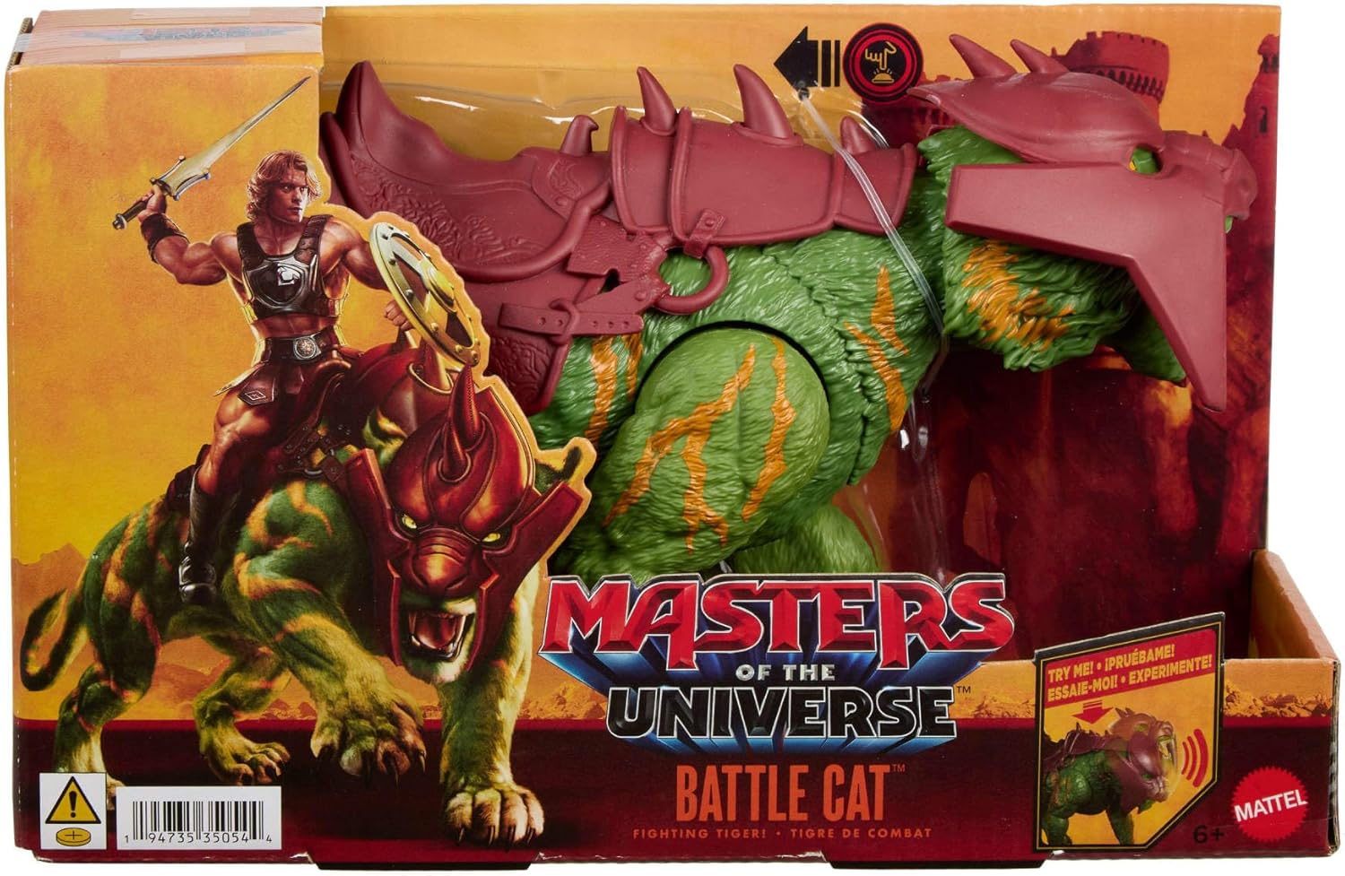 Detalle 2 de Masters of the Universe Film 2026 Battle Cat Figur – Beißaktion, Brüllfunktionen und Film-Optik