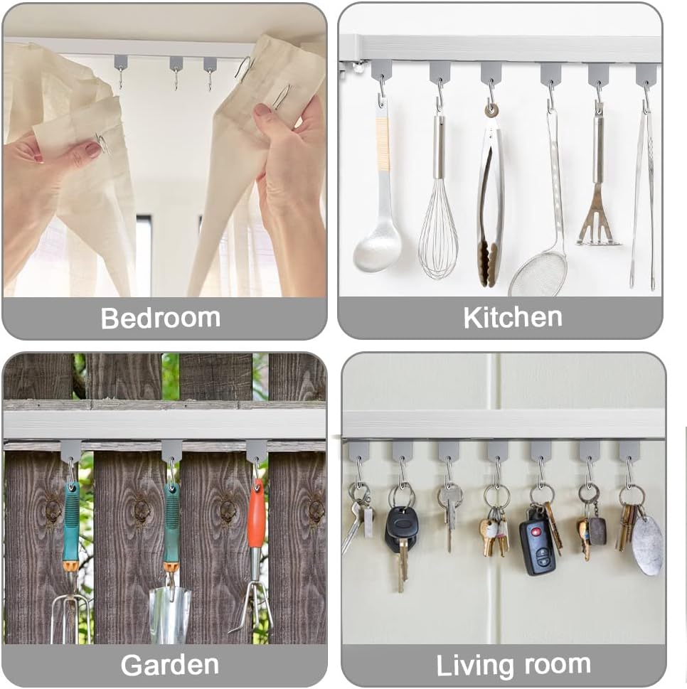Thumbnail 6 de URAQT RV Awning Hooks – 17 Pcs Rail Hangers for Caravans, Tents and Motorhomes