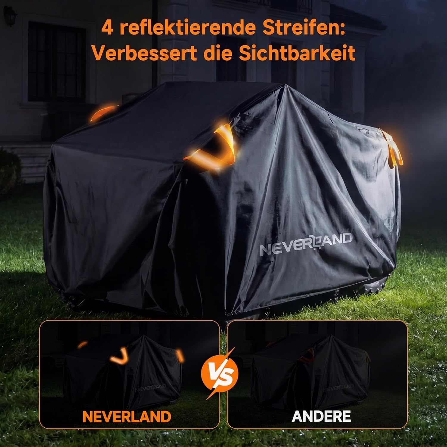 Thumbnail 1 de NEVERLAND XXXL Quad Abdeckplane 256×110×120 cm 🛡