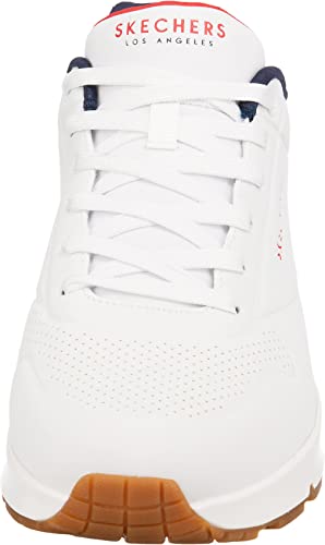 Thumbnail 3 de Skechers Uno Stand on Air Baskets Homme – White Durabuck Navy Red Trim, 41 EU