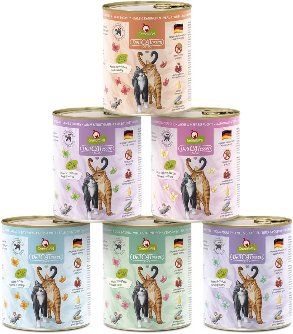 Thumbnail 6 de GranataPet DeliCatessen Lachs & Pute Nassfutter für Katzen (6 x 200 g) – getreidefrei & ohne Zuckerzusätze