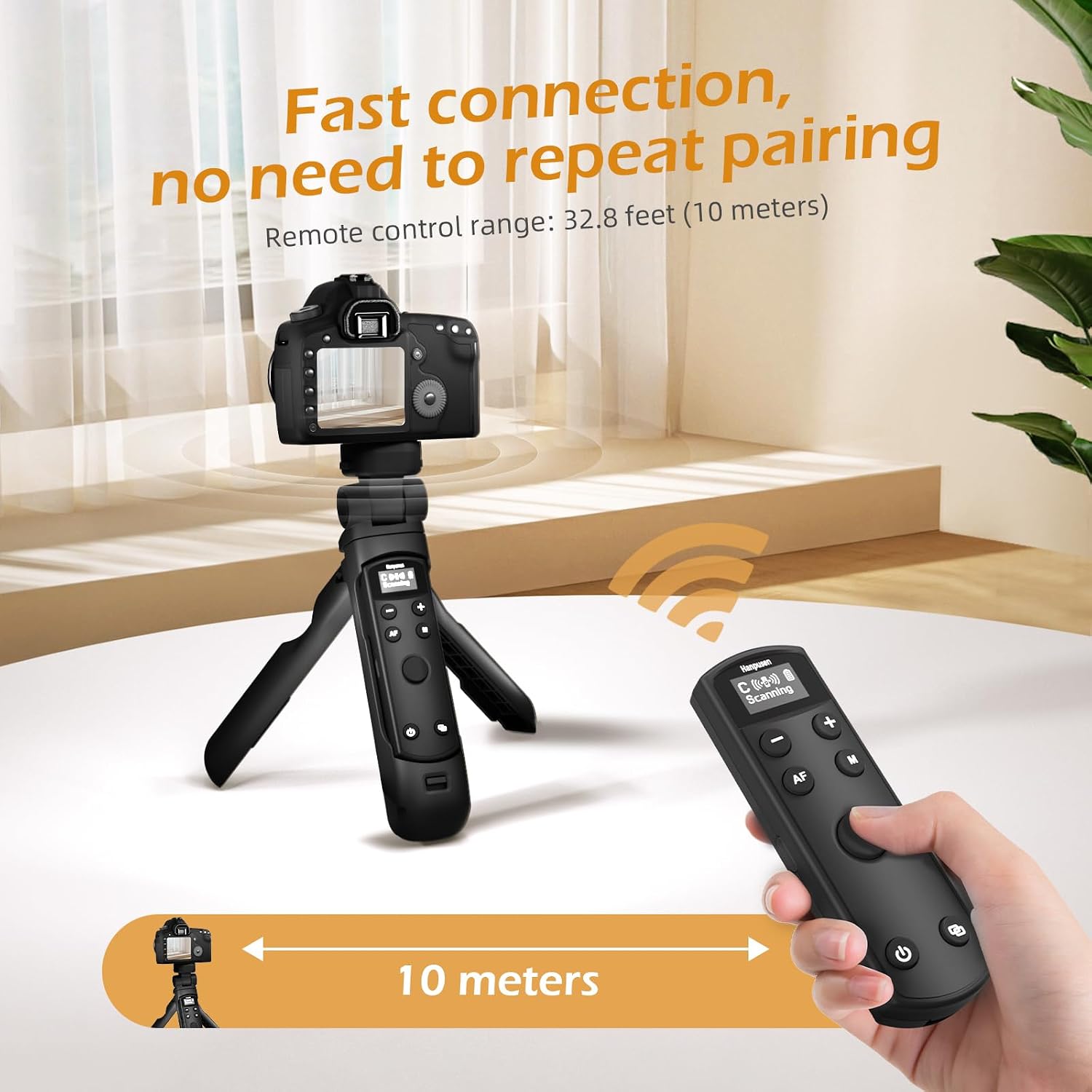 Thumbnail 4 de Canon Wireless Shooting Grip with Shutter Remote: Mini Tripod for G7 X III and More