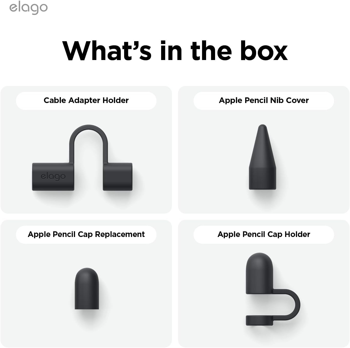 Thumbnail 2 de Set de protection elago pour Apple Pencil 1ère gén.