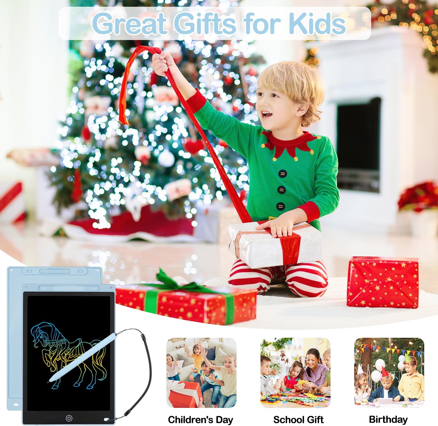 Thumbnail 6 de Pizarra Mágica Infantil Vistoso 12" Tablet LCD Borrable