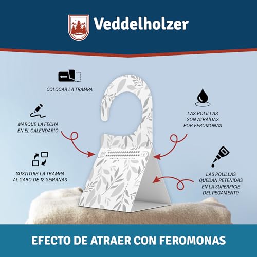 Thumbnail 3 de Veddelholzer 8X Trampa para polillas en armario 🪲