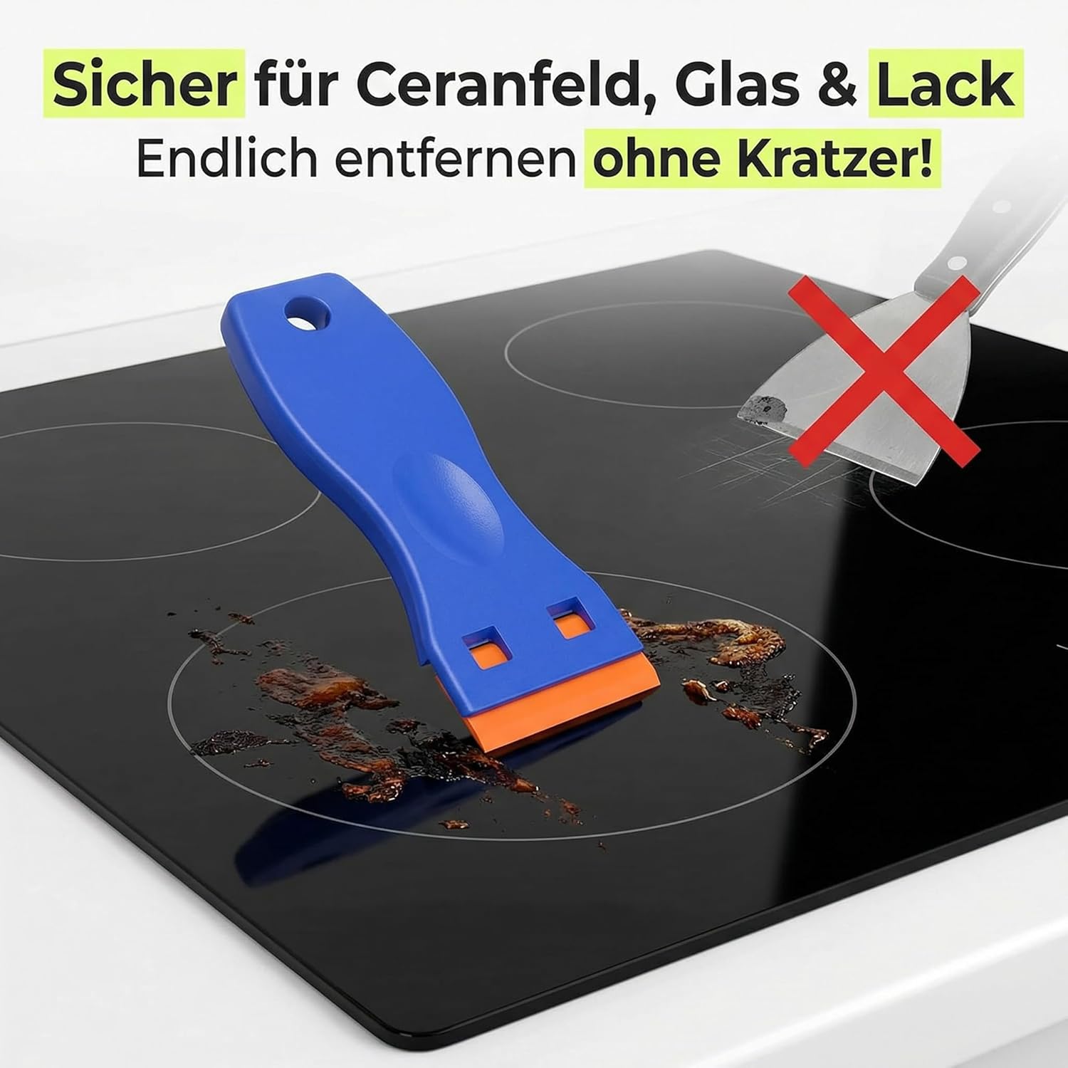 Thumbnail 4 de 2PCS Plastic Scraper Kit with 100 Blades