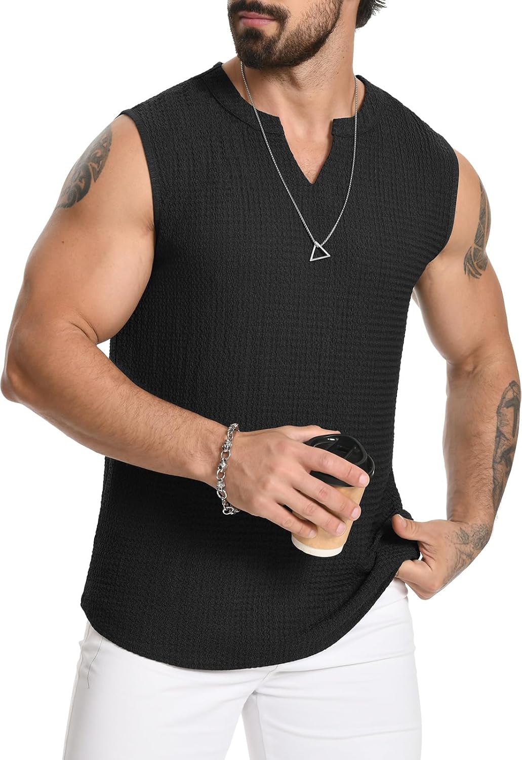 Thumbnail 2 de MLANM Men's Vests Tank Top for Gym
