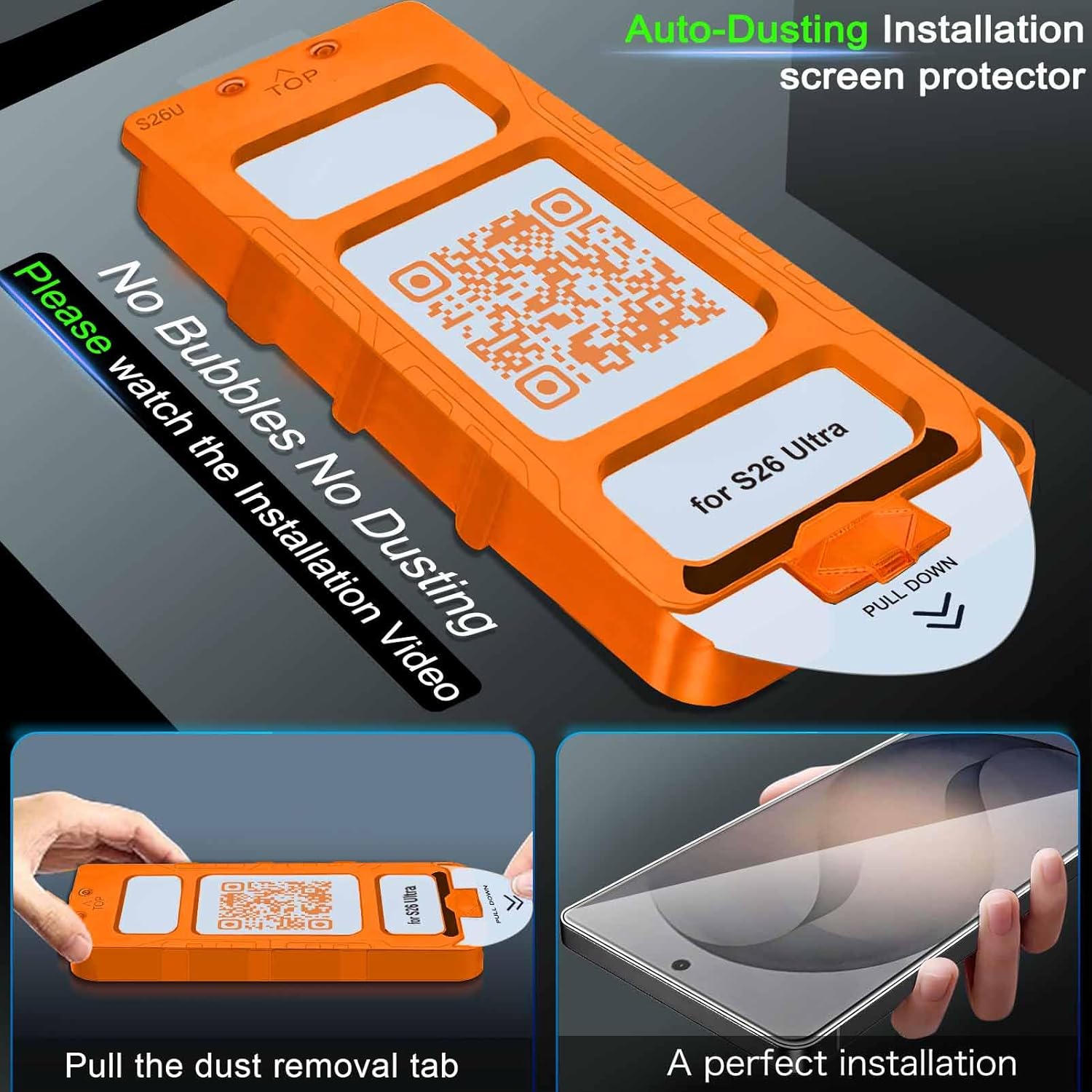 Detalle 2 de IMBZBK 3 Pack Screen Protector for Galaxy S26 Ultra 6.9 inch