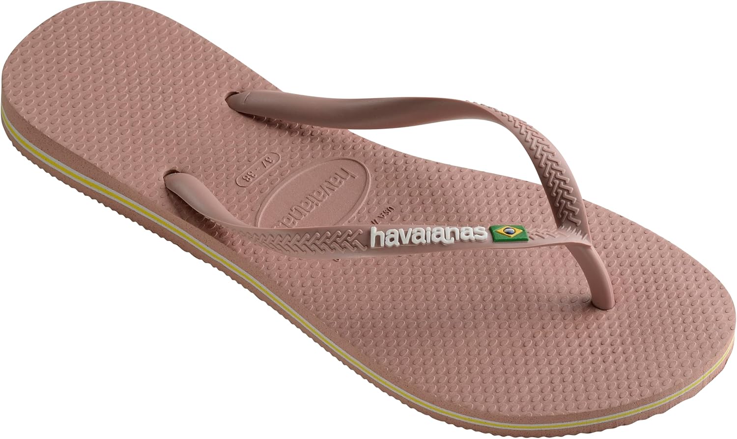 Thumbnail 2 de Havaianas Slim Brasil Logo (Mini Me) Fille Tongs – sandales enfant à l’allure iconique