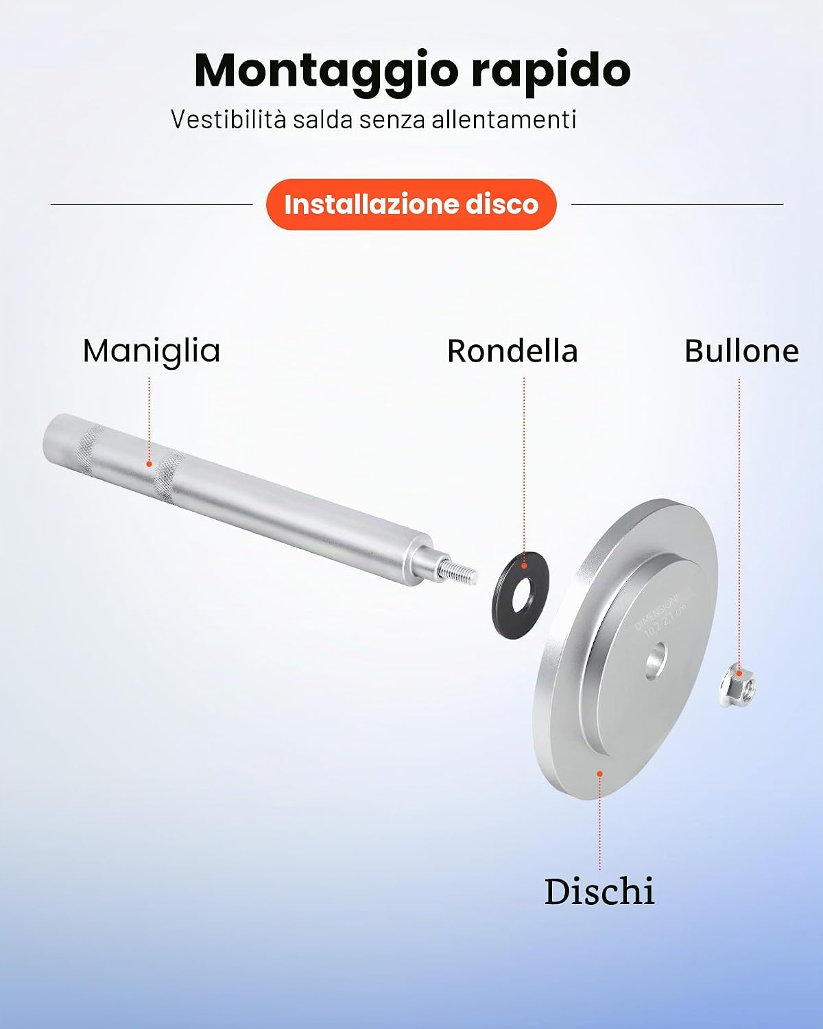 Thumbnail 4 de VEVOR Set di Estrattori Separatori per Cuscinetti, 7 Pezzi con Boccole e Asta di Prolunga: Kit robusto per installazione e rimozione gravosa