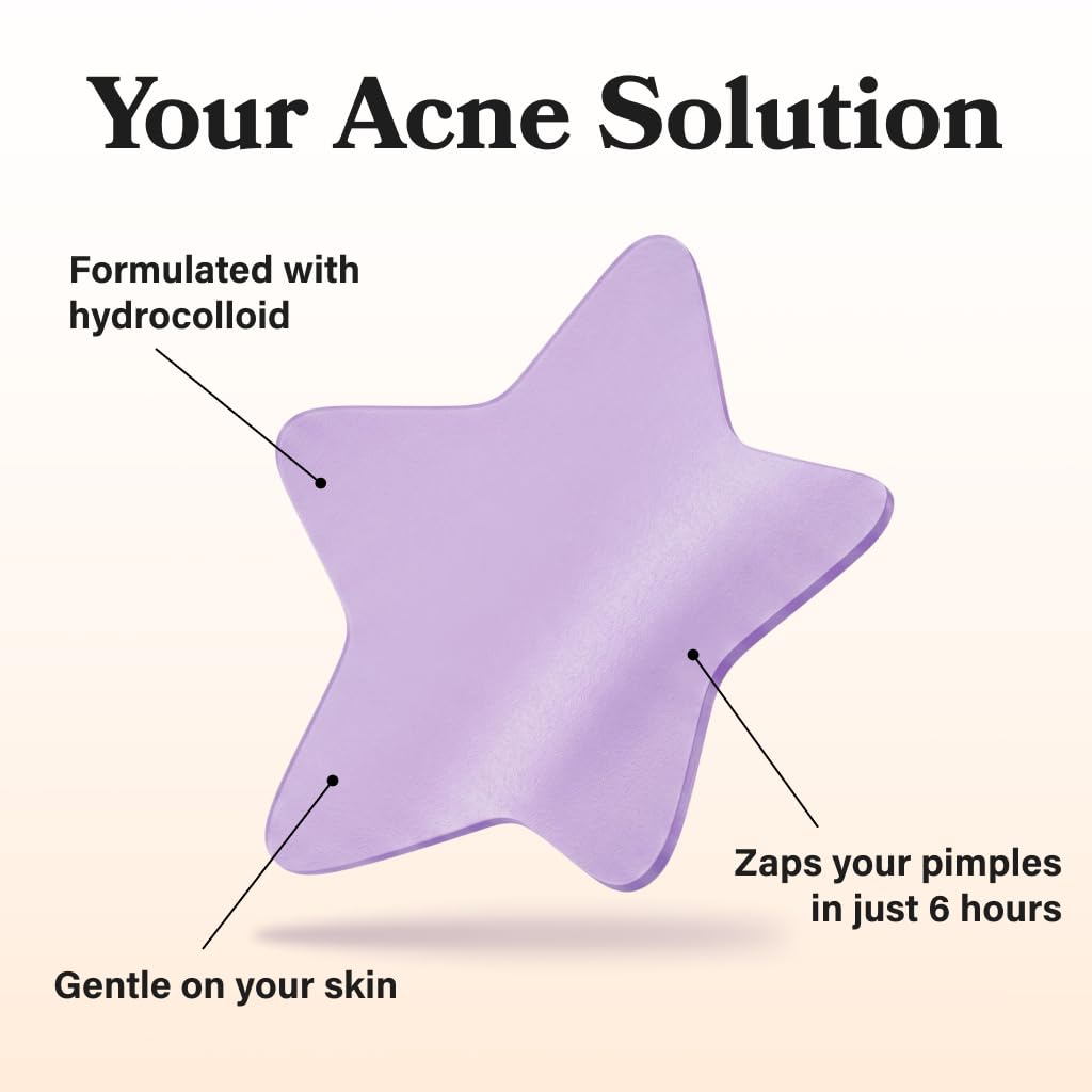 Thumbnail 2 de LE GUSHE Star Pimple Patches for Face – Hydrocolloid Acne Patches with Salicylic Acid & Tea Tree Oil (140 Pieces)