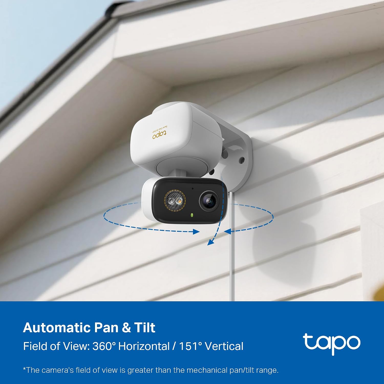Detalle 2 de Tapo C236 HybridCam 360 3K 5MP Pan/Tilt Security Camera, IP65