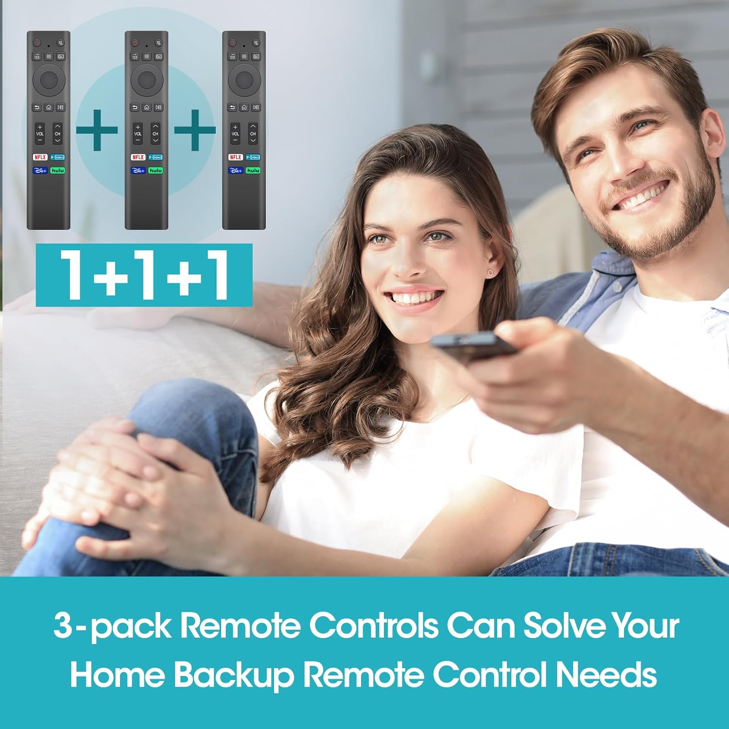 Thumbnail 6 de Replacement Samsung TV Remote 3-Pack