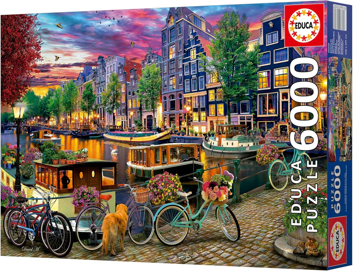 Thumbnail 2 de Educa Puzzle 6000 pièces Cyclisme à Amsterdam (à partir de 14 ans) – 156 x 107 cm