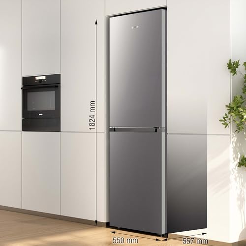 Thumbnail 2 de Gorenje NRK418ECS4 Kühl-Gefrierkombination Grau – NoFrost Plus, EggTray & LED-Beleuchtung