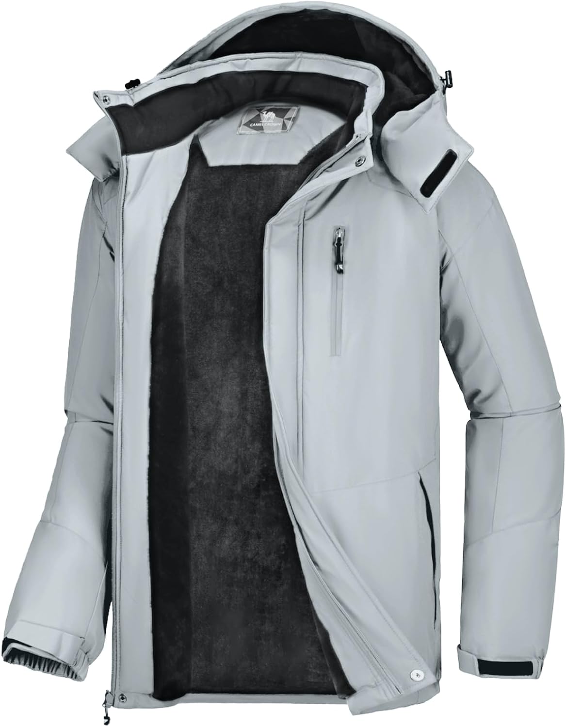 Detalle de CAMELSPORTS Men's Winter Jacket with Removable Hood
