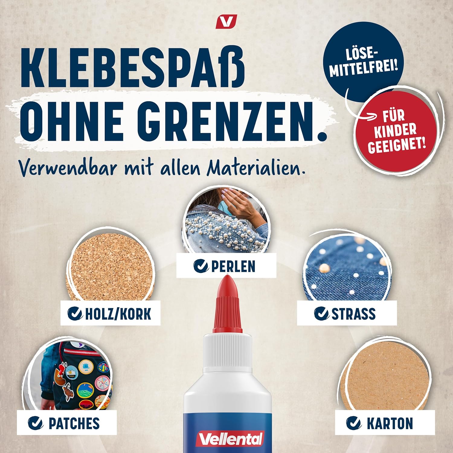 Thumbnail 4 de Vellental Textilkleber 100 ml transparent