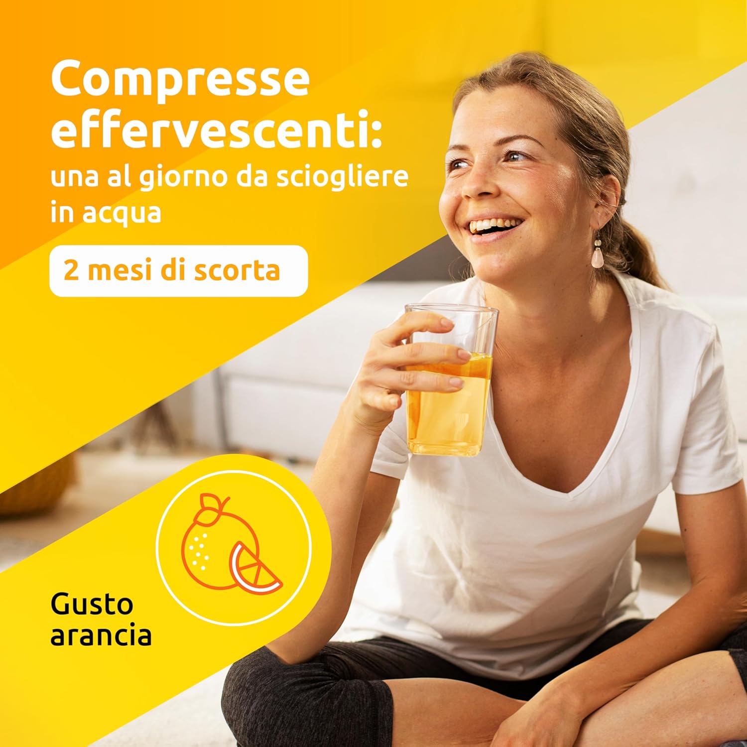 Thumbnail 3 de Supradyn Ricarica Multivitaminico Completo – Integratore Effervescente Arancia per Adulti, 60 Compresse