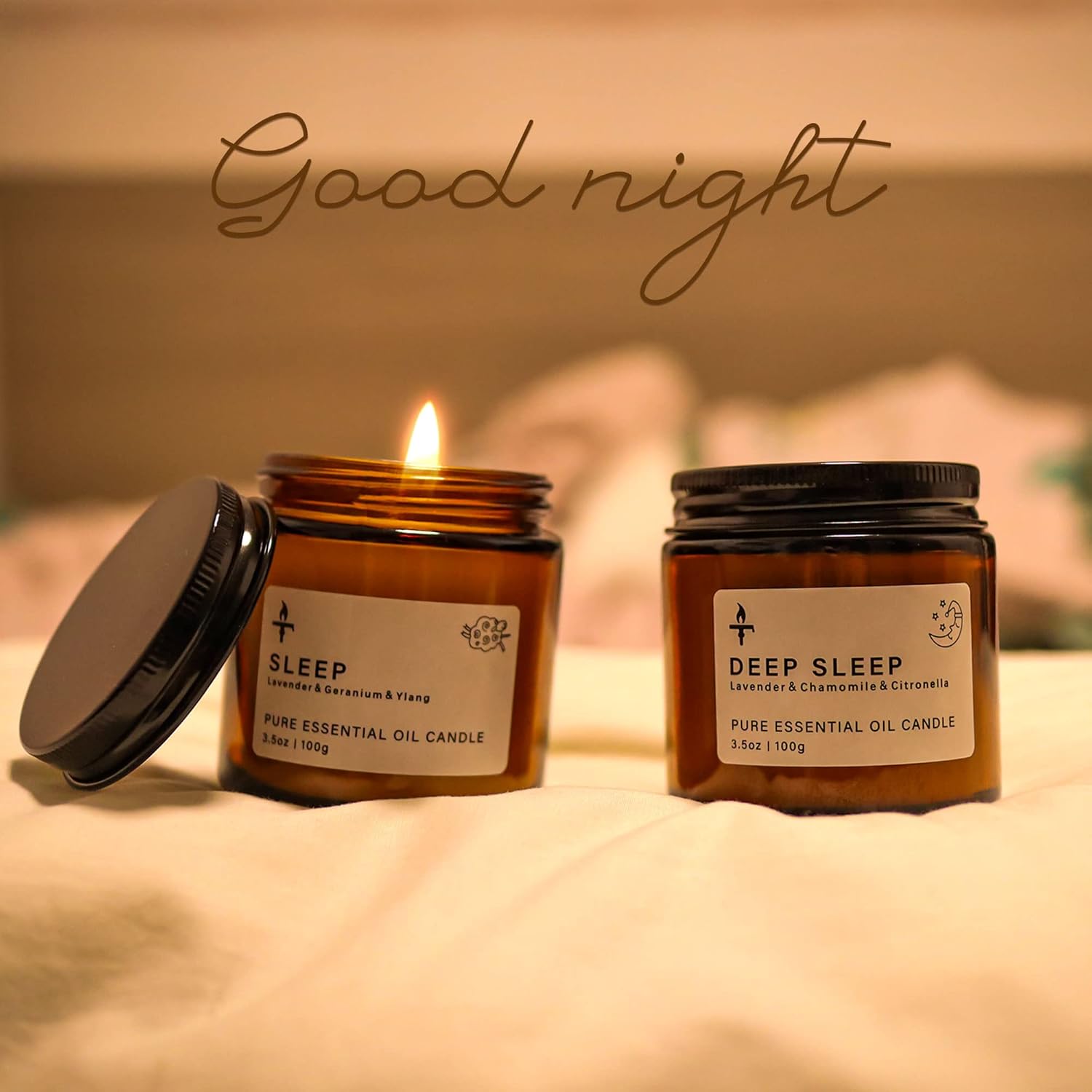 Thumbnail 1 de TRINIDa Sleep Candles Gift Set Lavender