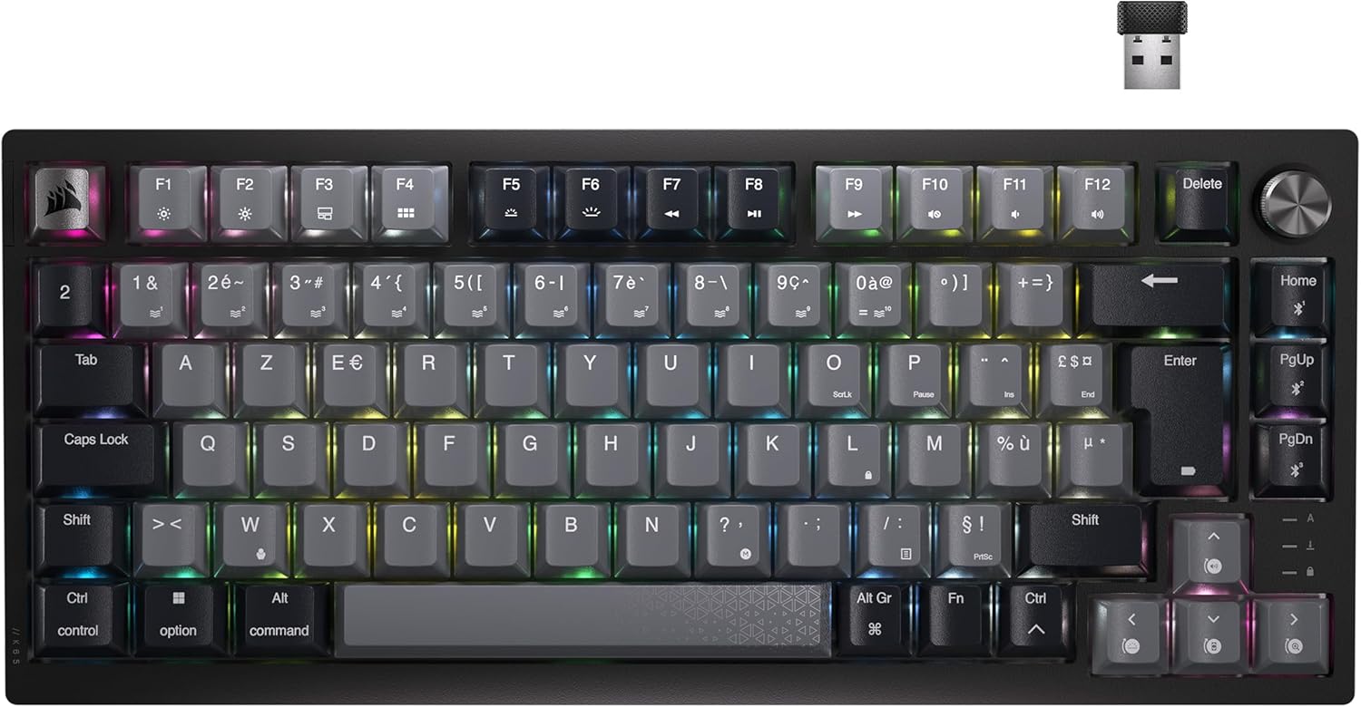 Corsair K65 Plus Wireless clavier mécanique 75% AZERTY ⌨️