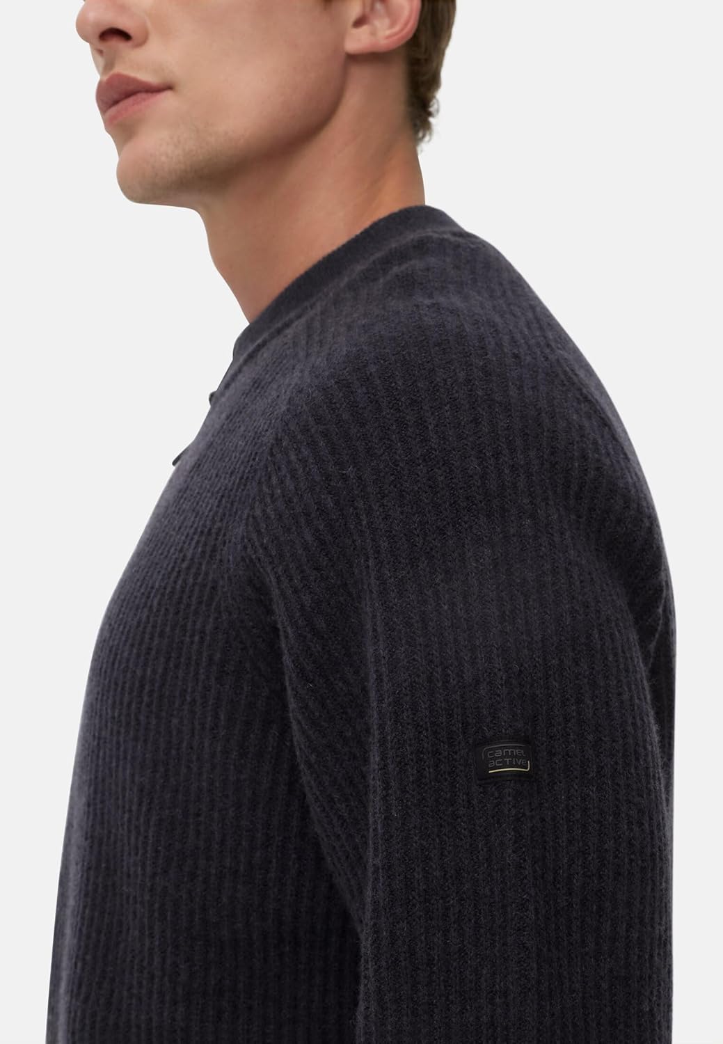 Thumbnail 5 de camel active Herren-Strickjacke aus reiner Lammwolle (Regular Fit) mit Raglanärmeln