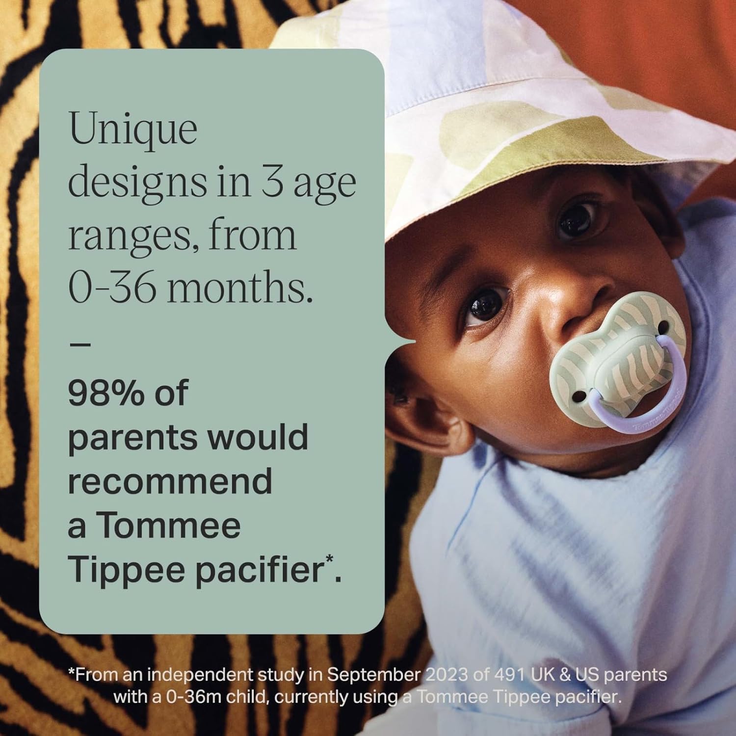 Thumbnail 3 de Tommee Tippee Sucette Ultimate Fit (6-18 mois), lot de 4, tétine orthodontique symétrique en silicone sans BPA