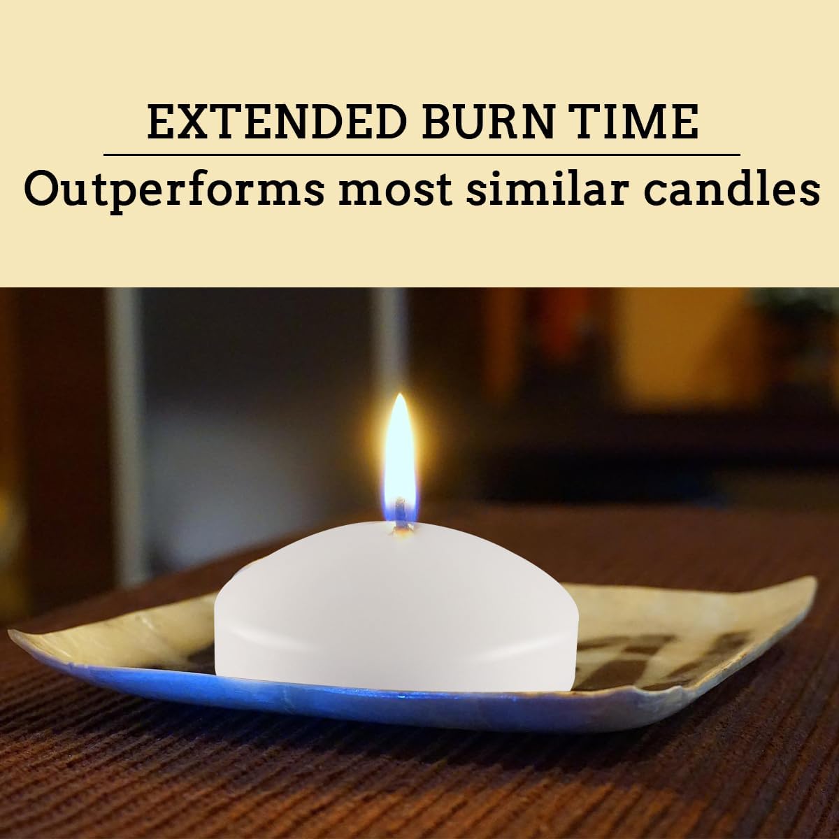 Thumbnail 4 de CLTNIKET fltc243 Floating Candles, 3-inch White, 8–10-Hour Burn
