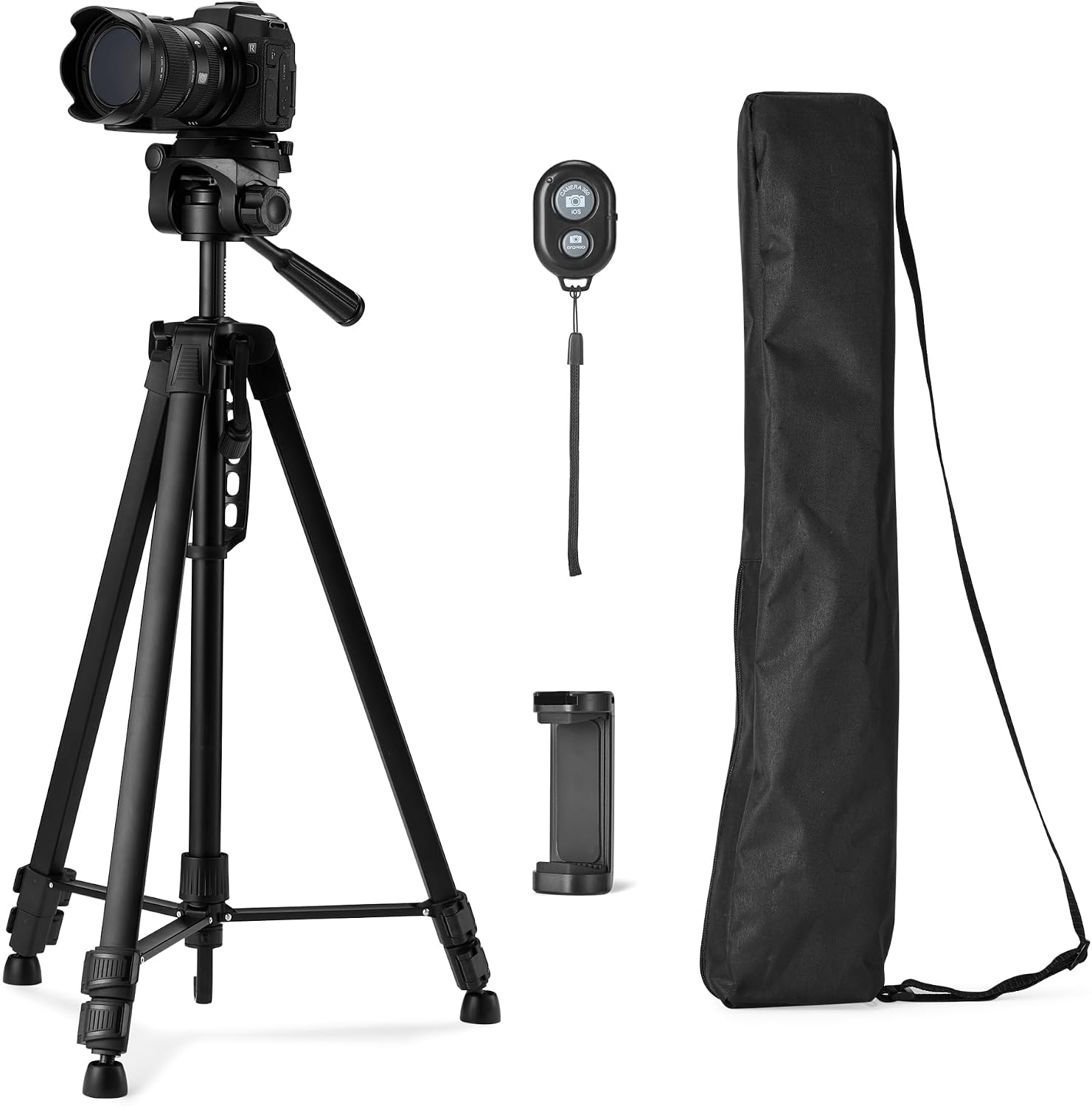 Thumbnail 5 de Amazon Basics Stativ 127 cm â Telefonhalterung đ„