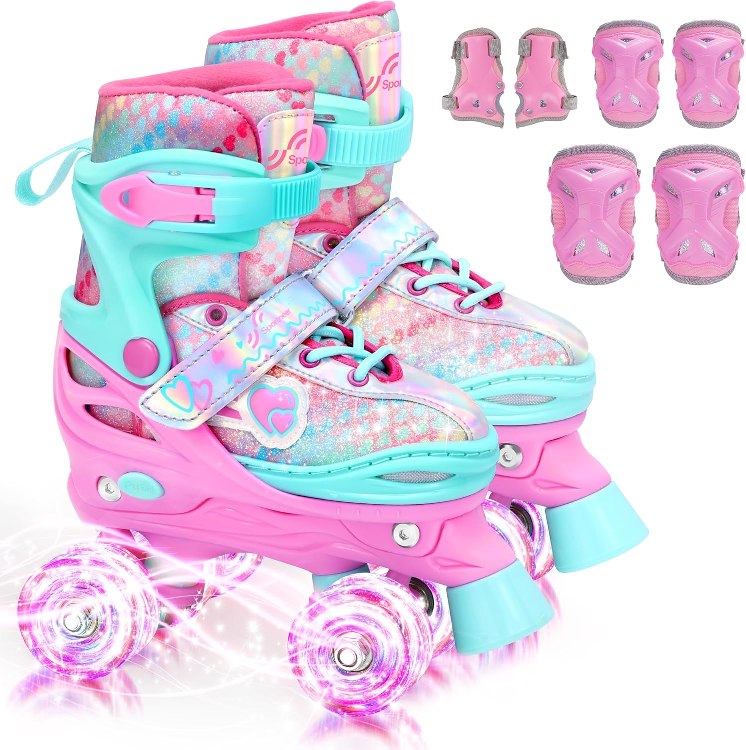 Thumbnail 6 de Sportneer Rollschuhe Kinder EU 23–36 Rainbow
