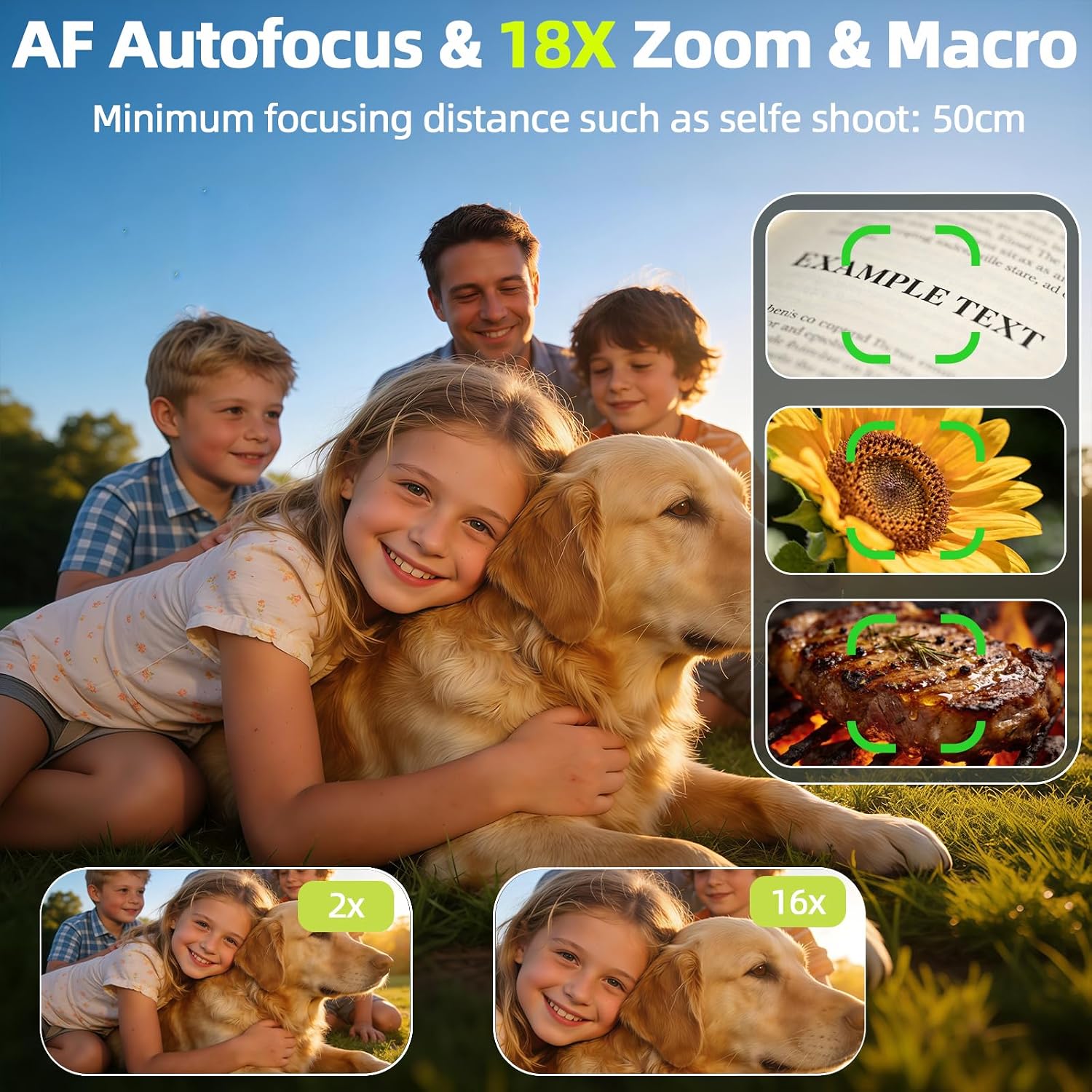 Thumbnail 3 de TEKXDD 270°Flip Screen 4K 64MP Digital Camera with 64GB Card – A Practical Beginner Vlogging Companion