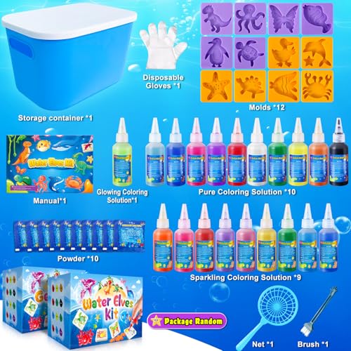 Thumbnail 1 de JOPSHEEN Magic Water Elf, 20 Soluzioni Coloranti per Creare Elfi Acquatici — Gioco Educativo e Creativo