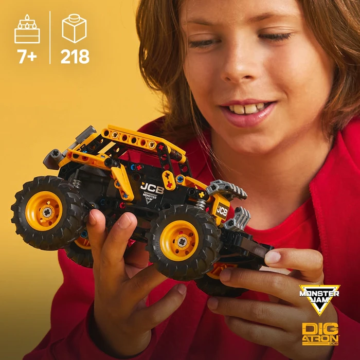 Thumbnail 5 de LEGO Technic Monster Jam DIGatron 42199 – Rückziehmotor, 218 Teile, Motorik-Action auf Rädern