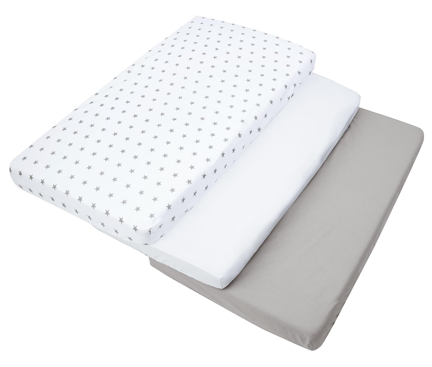 Thumbnail 5 de Medi Partners Spannbettlaken 60x120 cm 100% Baumwolle Babybett