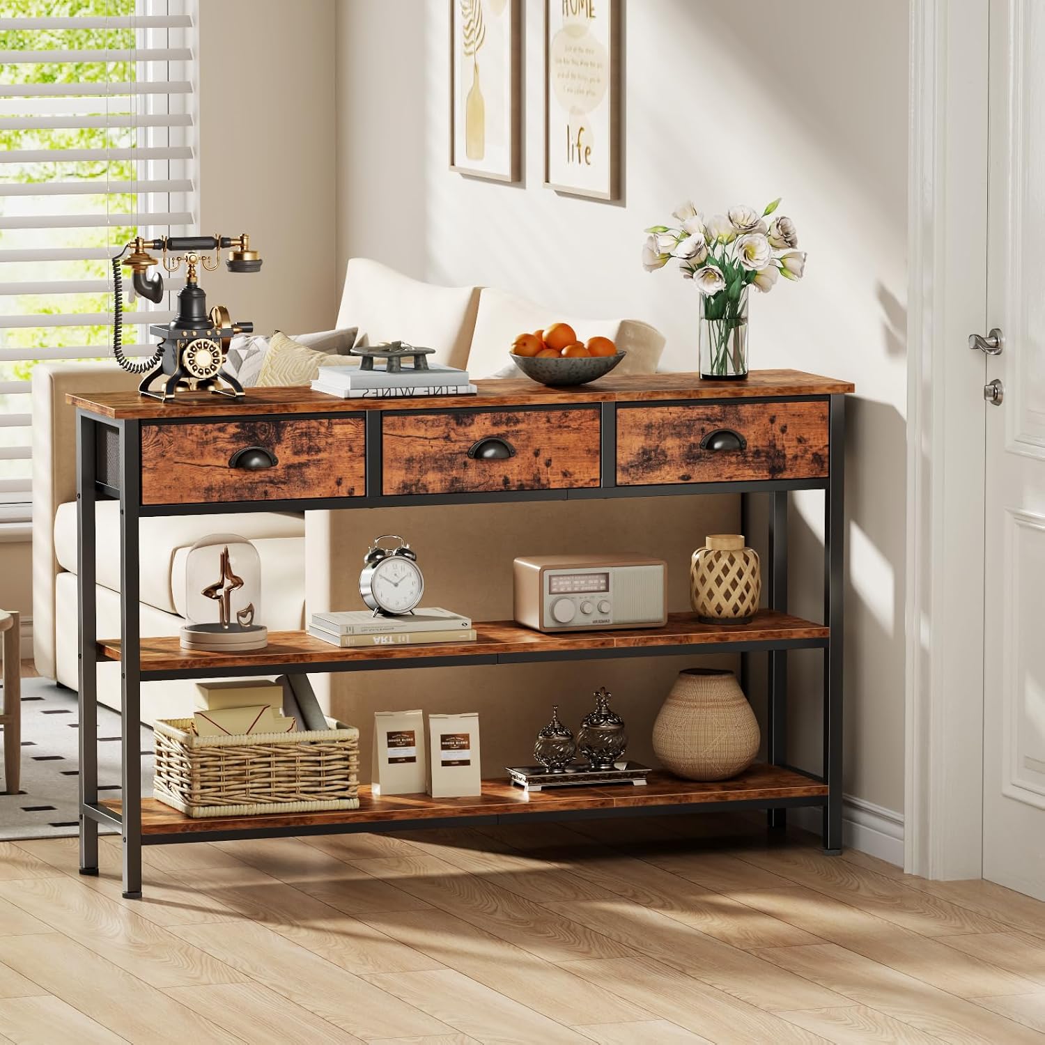 Detalle 2 de Furologee Console Table, 47.2-Inch