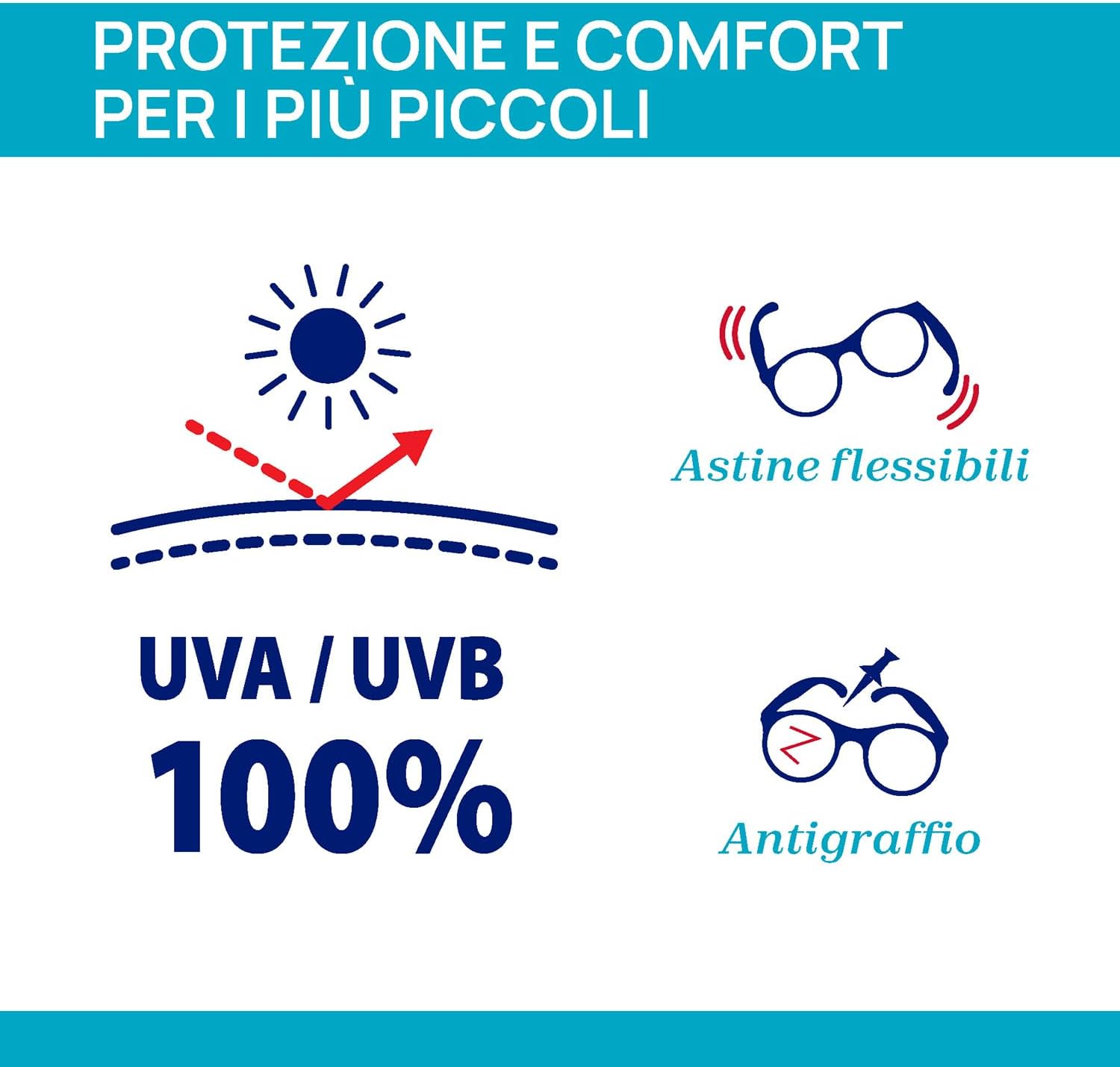 Thumbnail 5 de Chicco occhiali da sole bimbo 24 mesi+ con lenti resistenti anti-graffio e protezione UVA/UVB