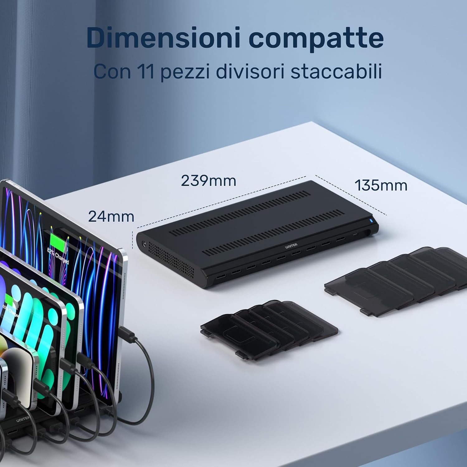 Thumbnail 6 de Unitek Stazione ricarica USB 120 W 10 porte