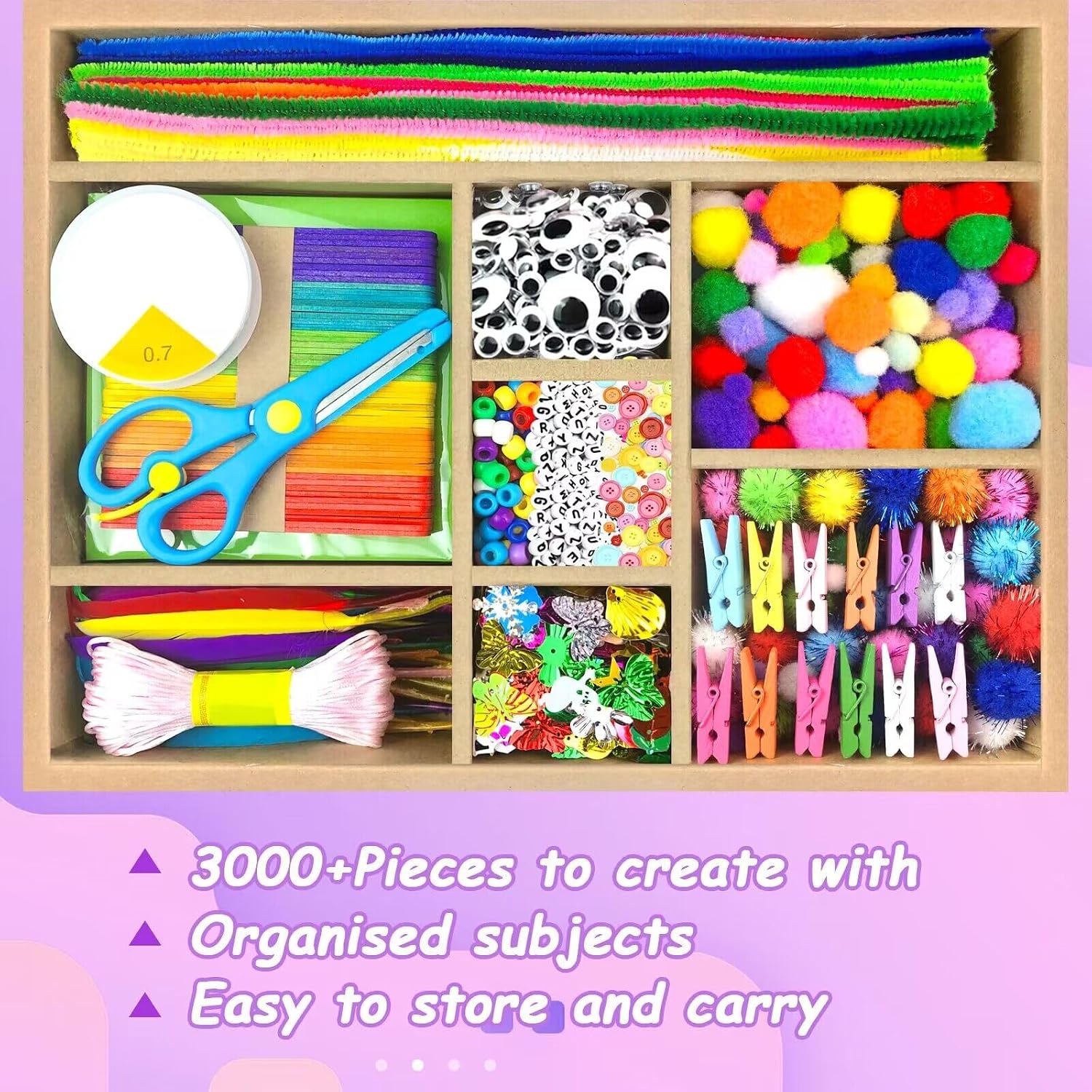 Thumbnail 2 de VLUSSO DIY arts and crafts kit 3000 pcs